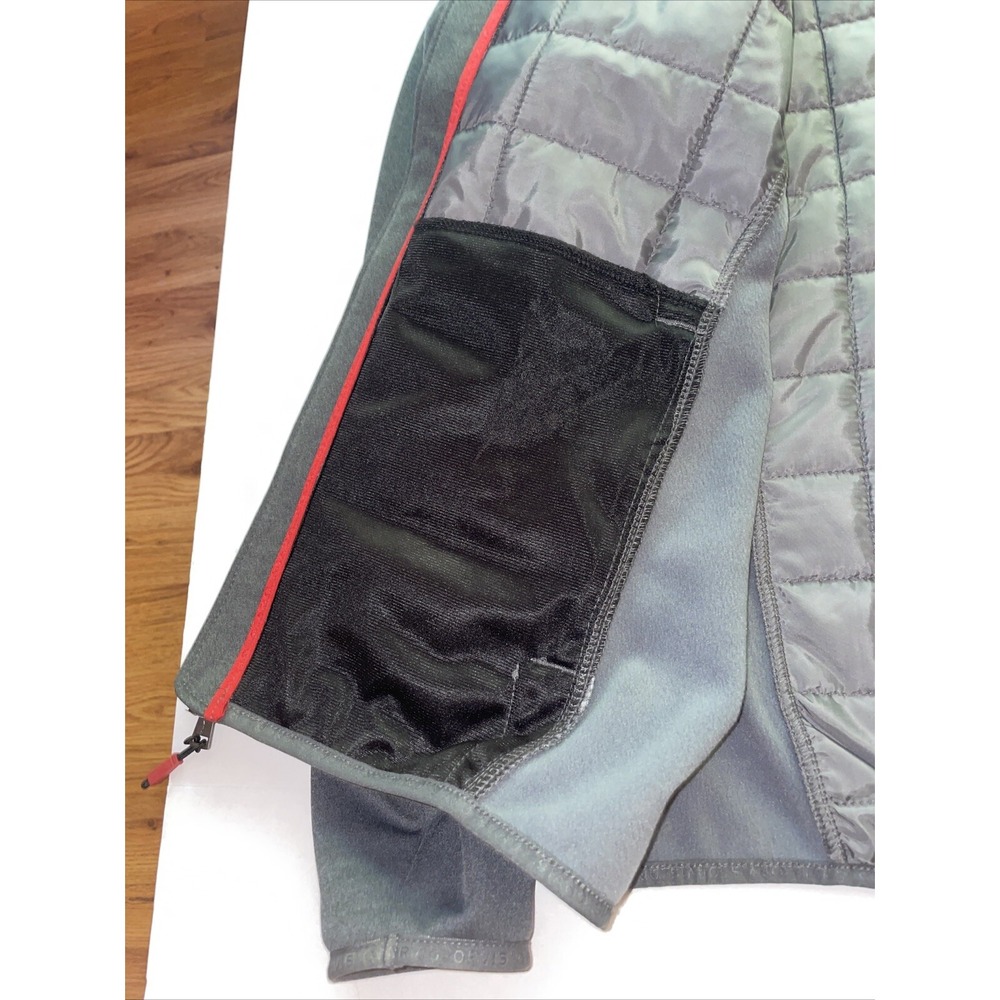 Orvis Quilted Jacket L Large Gray Classic Collection Full Zip Great Condition - Picture 7 of 15